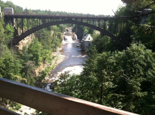 now you see ausable chasm..